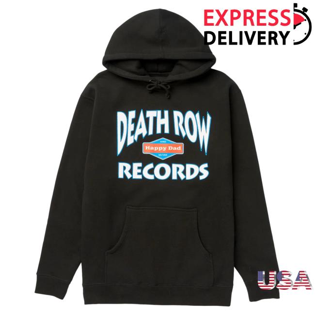Official Happy Dad Hard Seltzer Clothing Store Shop Happy Happy Dad X Death Row Collab Hoody Black HappyDad Merch