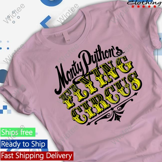 Monty Python Store Monty Python Flying Circus Yellow Logo Shirts Official Monty Python Store Monty Python Flying Circus Yellow Logo T-Shirt