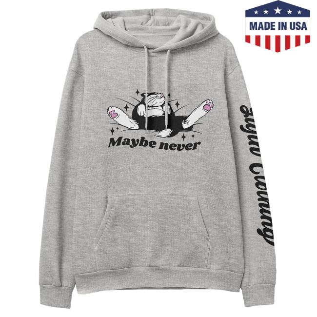 Yujin Clothing Maybe Never Crew neck Carbon Grey