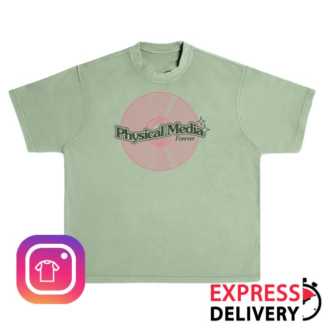 Official Super Yaki Shop Super Yaki Physical Media Forever Heavyweight Attractive Shirt Oil Green