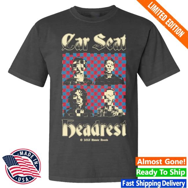 Official Car Seat Headrest Merch Band Collage New Shirt (From Kilby Block Party)