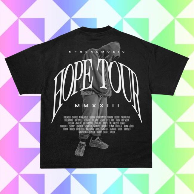 Official Nathan John Feuerstein Nf Merch Store Black Box Hope Tour Popover Shirt Nf Real Music Shop