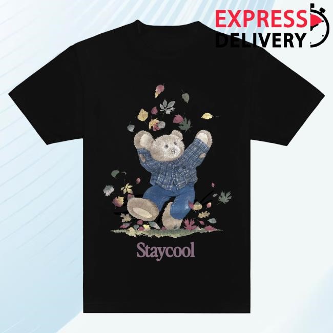 Official Stay Cool Clothing Store Staycool Rustic Bear T-Shirts (Black) StaycoolNyc