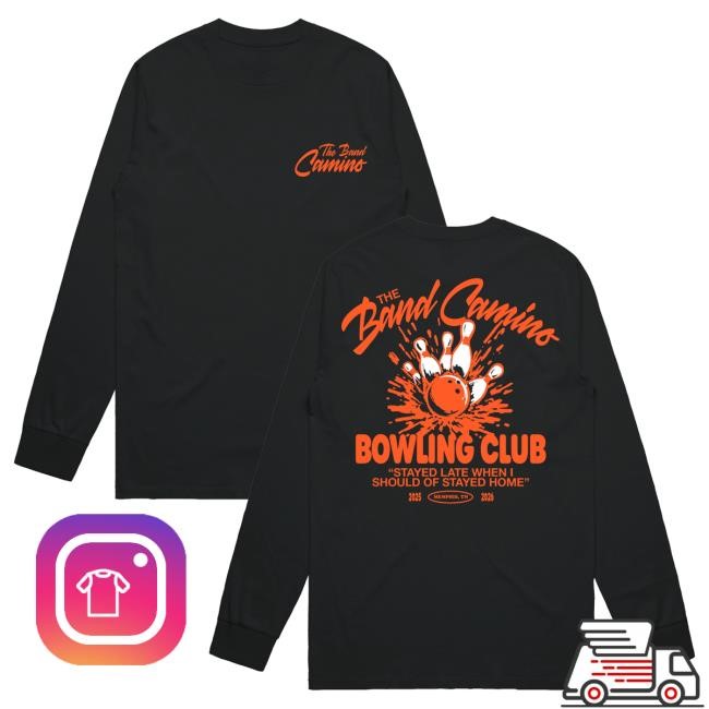 Official The Band Camino Merch Store Bowling Club Long Sleeve Hot Shirt