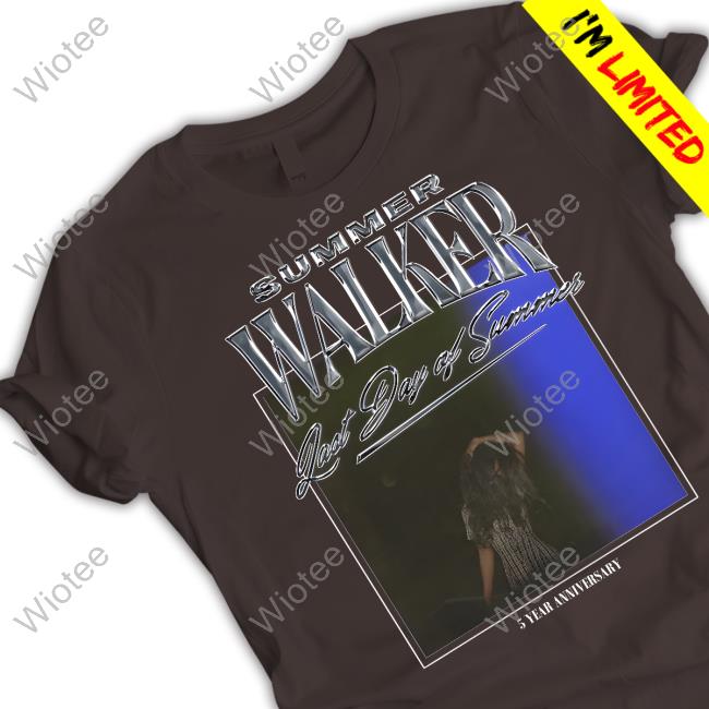 Official Summer Walker Merch Last Day Of Summer 5 Year Anniversary Hoodie Official Summer Walker Merch Last Day Of Summer 5 Year Anniversary Cover Tee