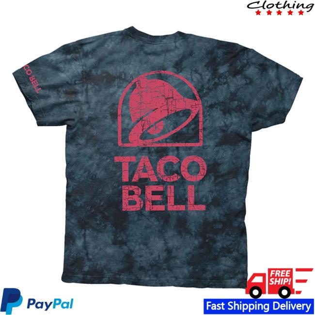 Official Taco Bell Apparel Clothing Store Shop Taco Bell Navy Tie Dye Shirt 2023 Tacobell Merch