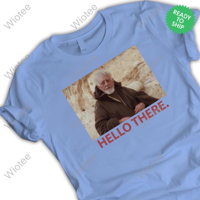 Official Star Wars Obi-Wan Hello There T Shirt Star Wars Holocron Ewan Mcgregor’S Daughter Wearing Obi-Wan Hello There Shirt