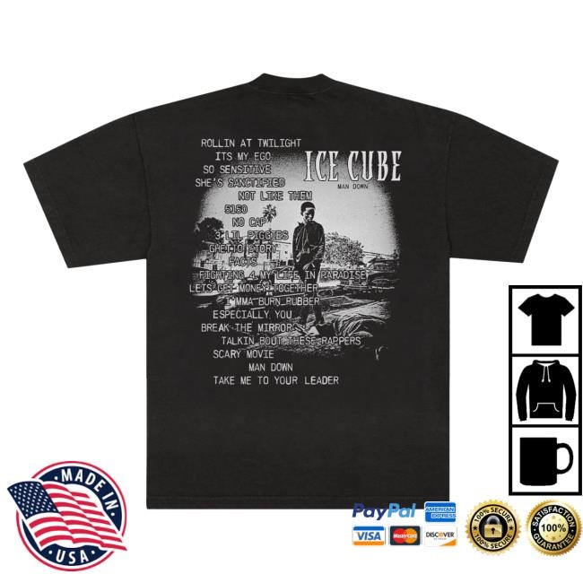 Ice Cube Man Down Tee Ice Cube Man Down Tee
