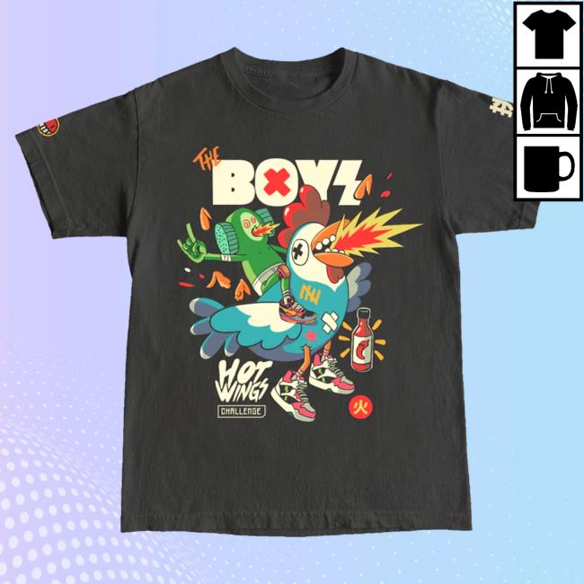 Official The Boys Merch TheBoys Hot Wings Tee Shirt Yeptheboys Apparel Clothing Store Shop