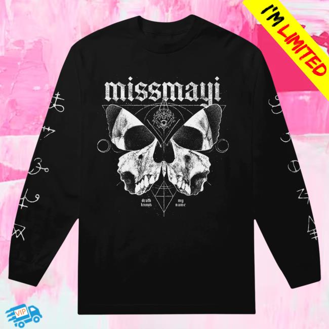 Official Merch Now Now Miss May I Occult Black Long-Sleeve MerchNow
