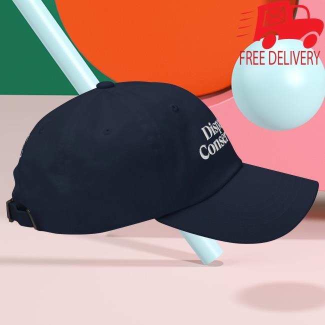 Official The Dispatch Conservative Navy Canvas Hat - White Embroidery