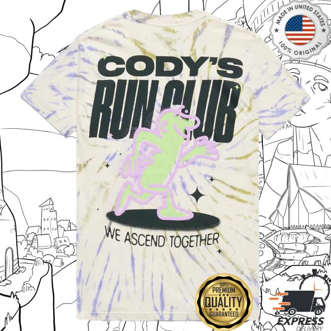 Official Cody's Run Club Runboy Tie Dye Shirt 2023 Tie-Dye Codys Run Club