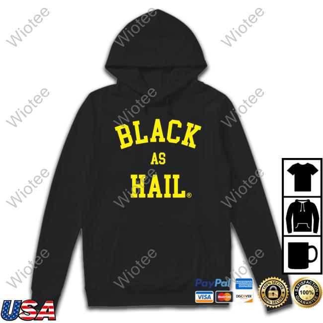 Official Jalen Rose Black As Hail Shirt