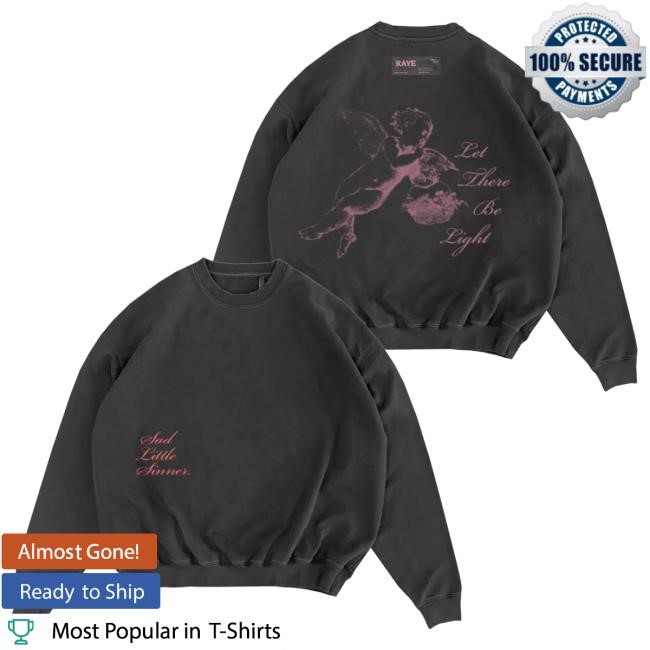 Official Raye Clothing Apparel sad little sinner - let there be light Crew neck Sweatshirt