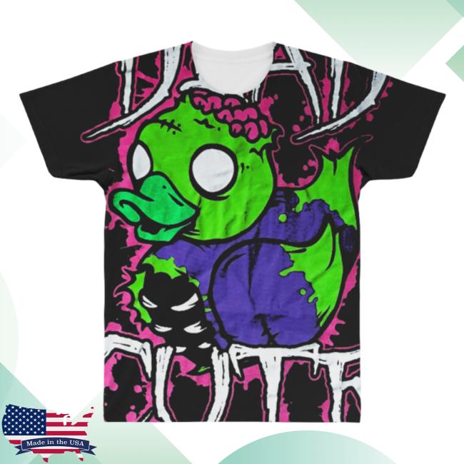 Official Artist Shot Cupcake Cult Zombie Duck All Over Print Shirt Artistshot