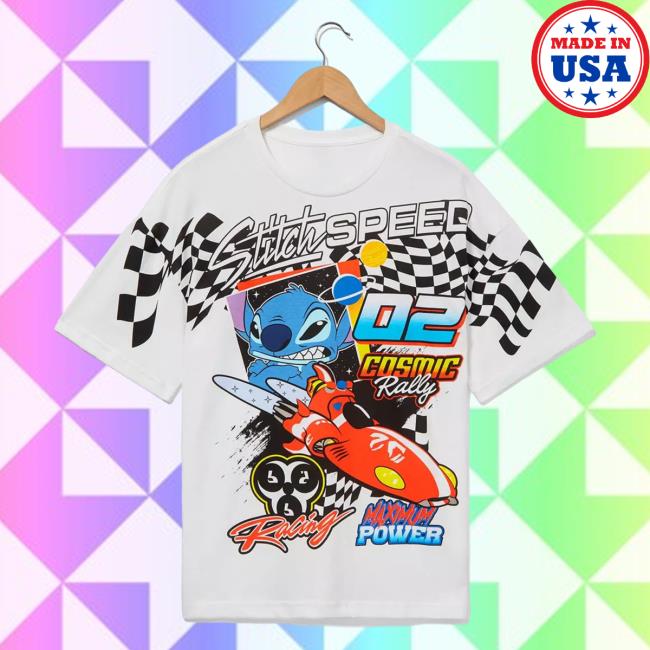 Official Box Lunch Merch Store Box Lunch Disney Lilo & Stitch Cosmic Racing Sweaters BoxLunch Exclusive Box Lunch Apparel Clothing Shop