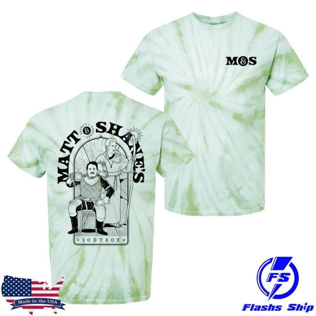 Monk & Knight Tees Spider Mint | Matt and Shane's Secret Podcast