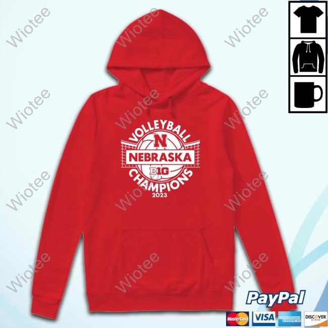 Official Nebraska Huskers Volleyball Big Ten Champions 2023 T Shirt