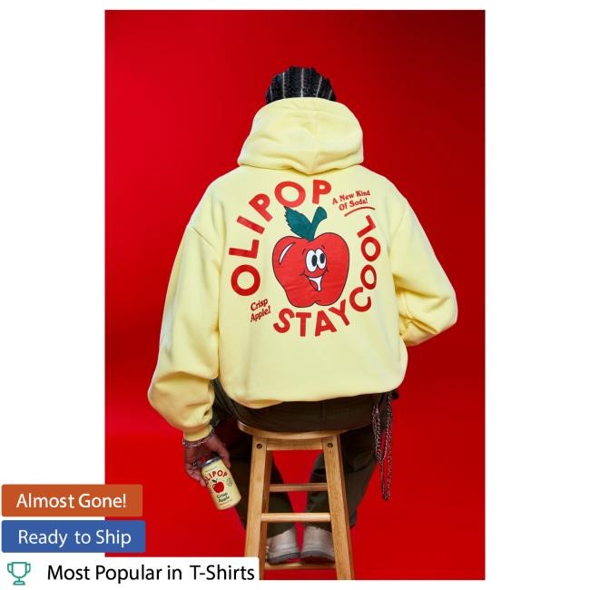 Official Stay Cool Clothing Store Staycool Olipop Crisp Apple Hood (Butter) StaycoolNyc