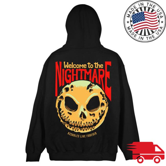 Official Linda Finegold Merch Store Wellcome To The Nightmares Black Long-Sleeve Lindafinegold Clothing Shop