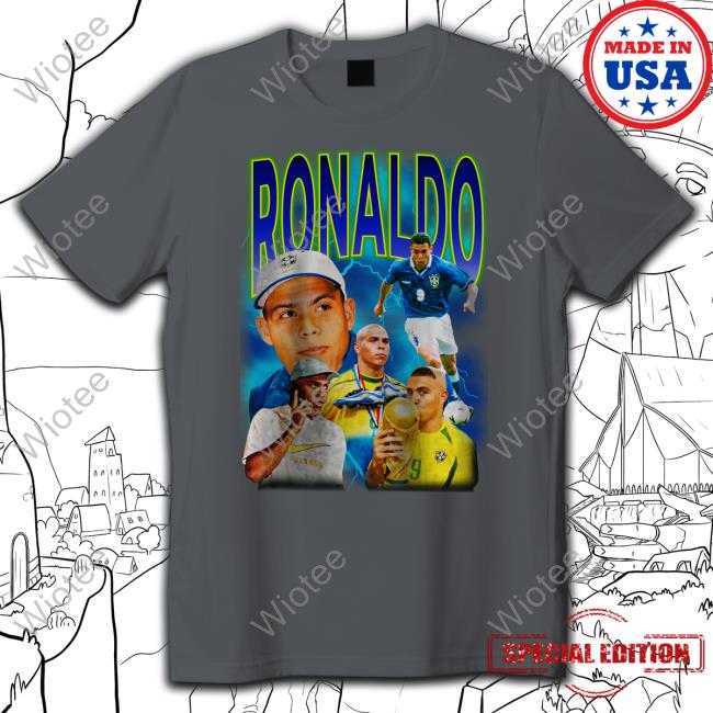 Official Vinícius Júnior Wearing Ronaldo Fenomeno T Shirts Official Vinícius Júnior Ronaldo Nazário Fenomeno Tee Shirt