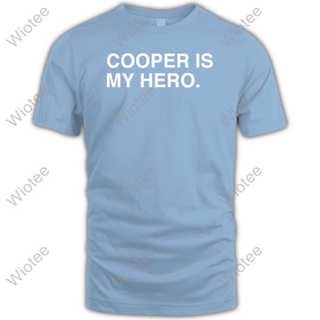Official Cooper Is My Hero Long Sleeve Tee Obvious Shirts Cooper Is My Hero Shirt