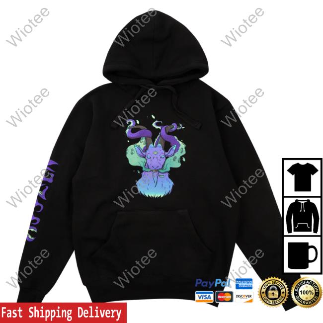 Official Elvis The Alien Ayylien Clothing Baphomet Hoodie