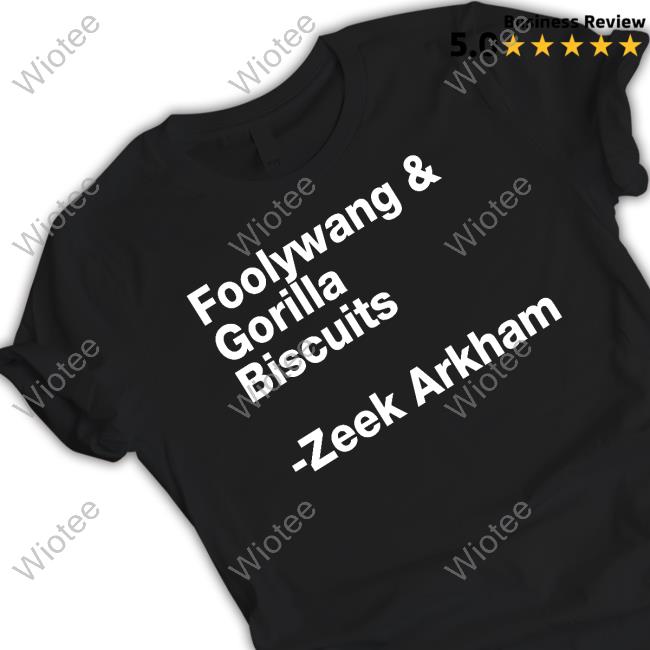 Foolywang & Gorilla Biscuits Zeek Arkham Tee