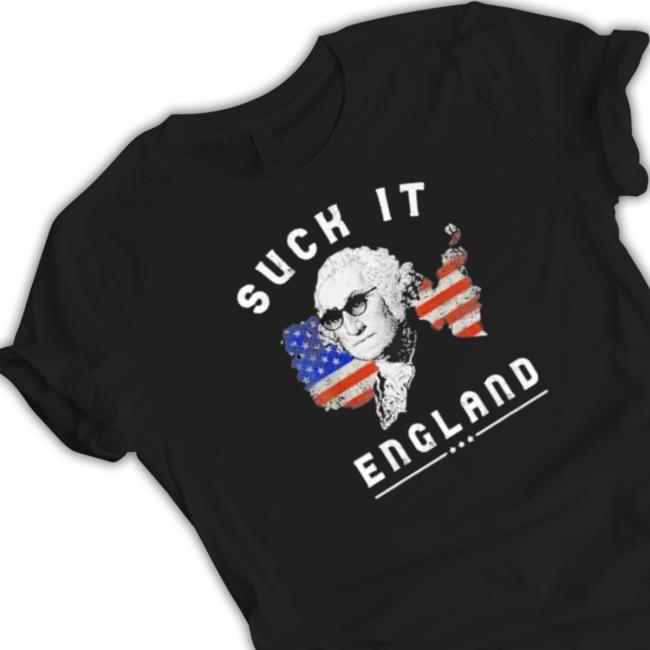Official Suck It England Funny 4Th Of July George Washington Hoodie