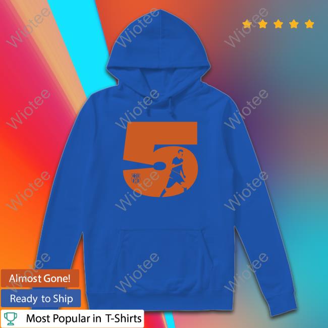 Official Sergio Number 5 Long Sleeve T-Shirt Sergio Number 5 T-Shirt