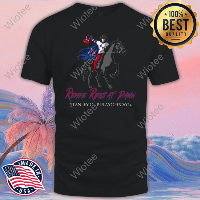 Rempe Rides At Dawn Stanley Cup Playoffs 2024 Tshirt