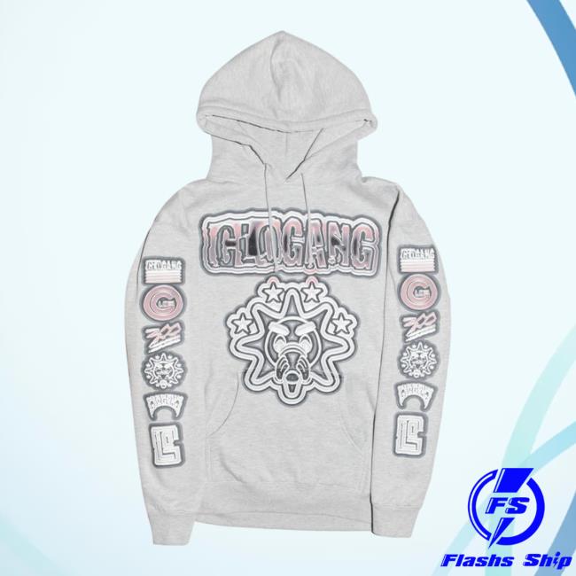 Glo Gang Store Shop Merch Glo Gang Gloyalty Chrome Sweater (Grey) GloGangWorldWide