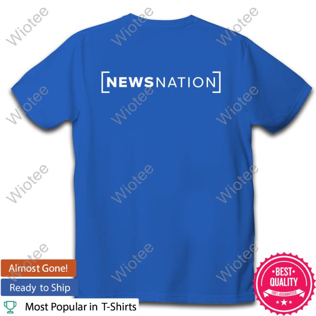 Newsnation Logo Stacked Tee Shirt Newsnation Logo Stacked Shirt