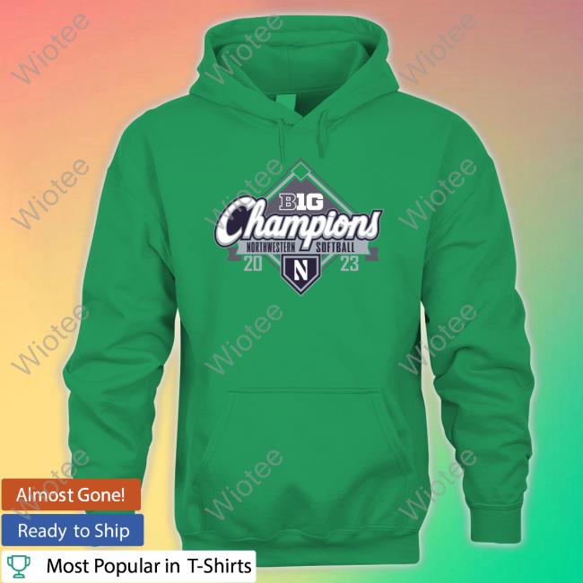 Northwestern Wildcats 2023 Big Ten Softball Regular Season Champions Shirts Northwestern Wildcats 2023 Big Ten Softball Regular Season Champions T-Shirt