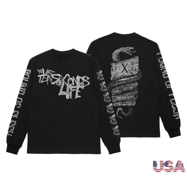 Official The Last Ten Seconds Of Life Rising Merch The Last Ten Seconds Of Life - Pound Of Flesh Long Sleeve Tee Shirt Risingmerch