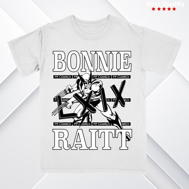Official Wolveraitt Bonnie Raitt White Shirts