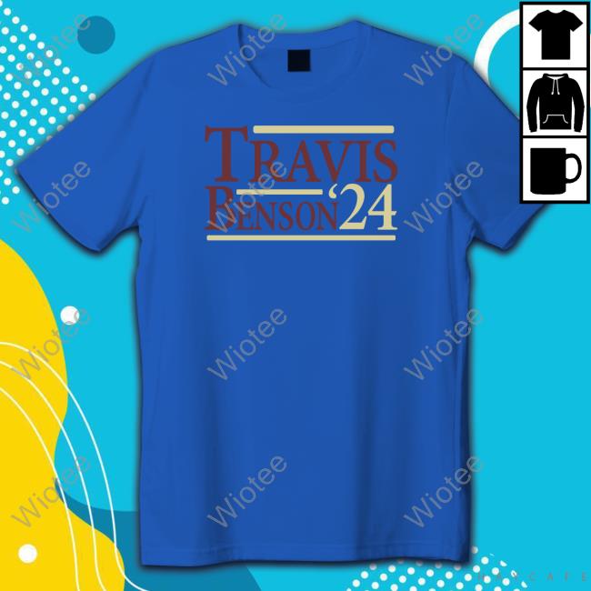 Official Travis Benson 24 Tee Shirt Official Barstool Athletes Travis Benson 24 T Shirts
