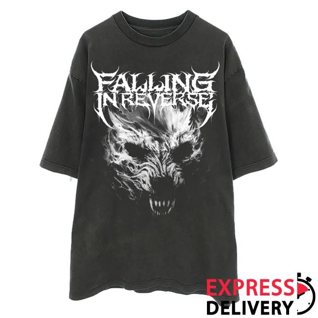 Official Falling In Reverse Merch Falling In Reverse Wolf Tees