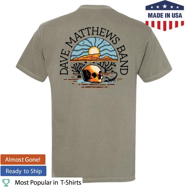 Official Dave Matthews Band Merch Store Desert Skull Tee Official Dave Matthews Band Merch Store Desert Skull T-Shirts