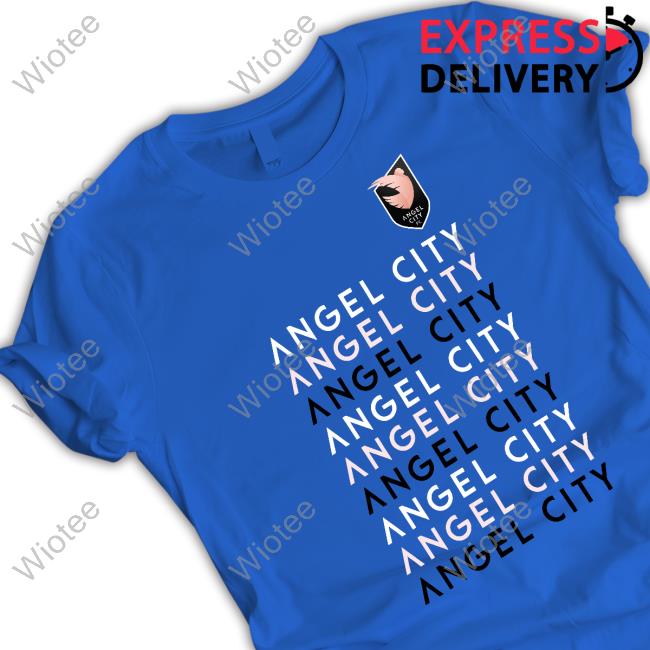ACFC X Mitchell And Ness Wordmark Triblend Sweatshirt Official Angel City FC Merch ACFC X Mitchell And Ness Wordmark Triblend Tee Shirt