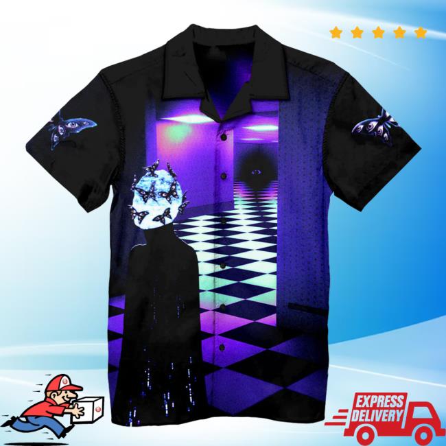 Vapor95 Clothing Store Layers Beneath Hawaiian T-Shirt Vapor 95