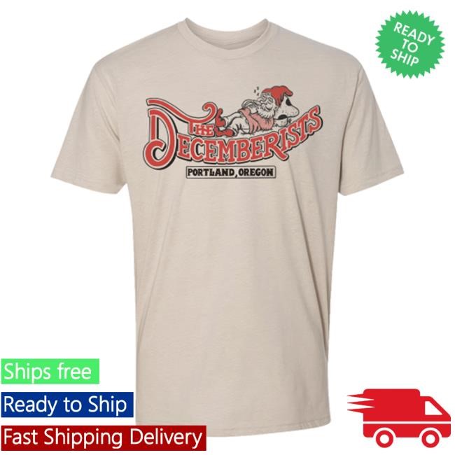 The Decemberists Official Merch Gnome New Shirt The Decemberists Clothing Shop The Decemberists Apparel Collection