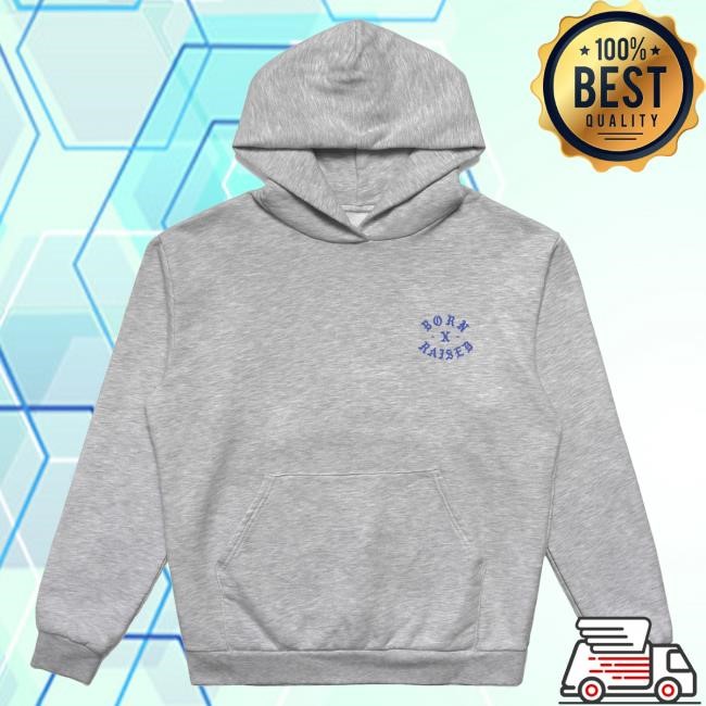 Official Born X Raised Merch Store Shop Precious Rocker Hoodies: Grey BornXRaised