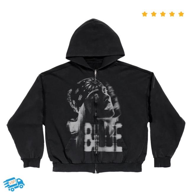 Billie Eilish Billie Bandana Black Zip Pullover Hoodie Official Billie Eilish Merch Store Billie Eilish Billie Bandana Black Zip Pullover Hoodie
