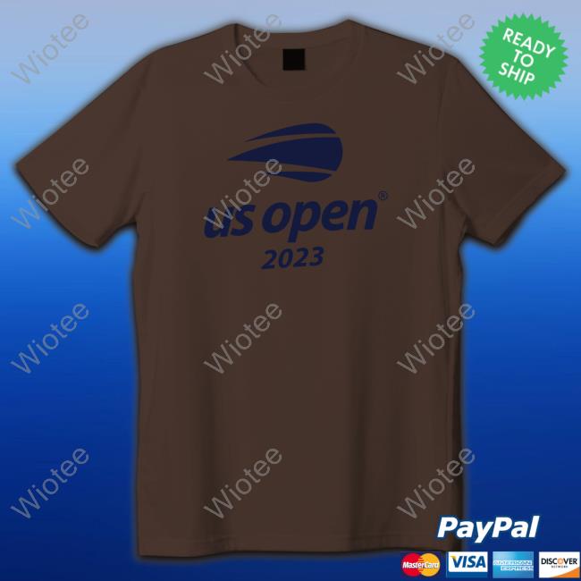 Official Us Open Merch Us Open 2023 Official Logo White T Shirt