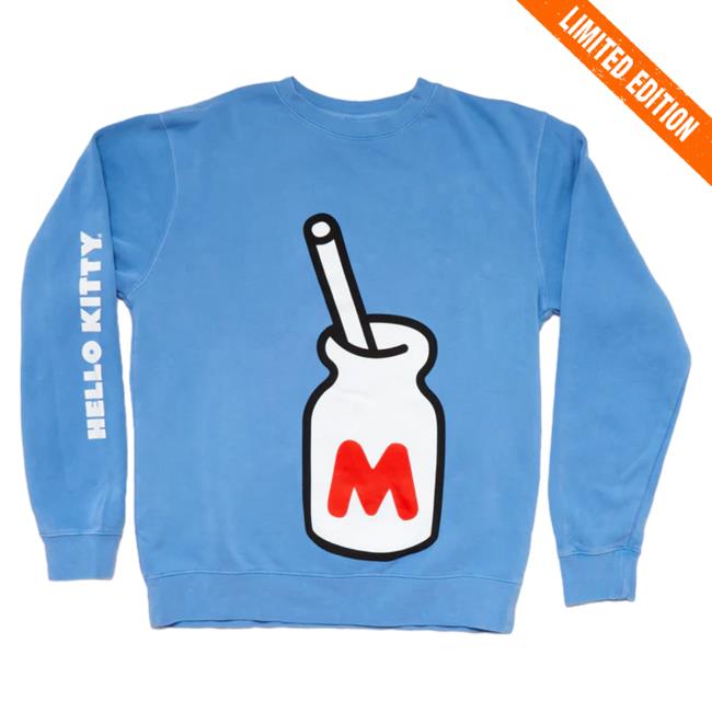 Official Sanrio Apparel Clothing Merch Store Shop Hello Kitty And Friends Around The World Milk Bottle Sweaters