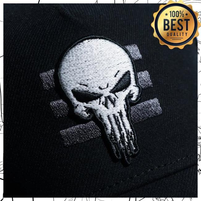 Official Heroes And Villains Marvel The Punisher Embroidered Snapback Hat