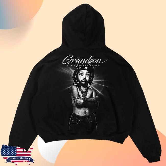Wearebraindead Grandson Album Long Sleeve Hoodie Wearebraindead Grandson Album Pullover Hoodie