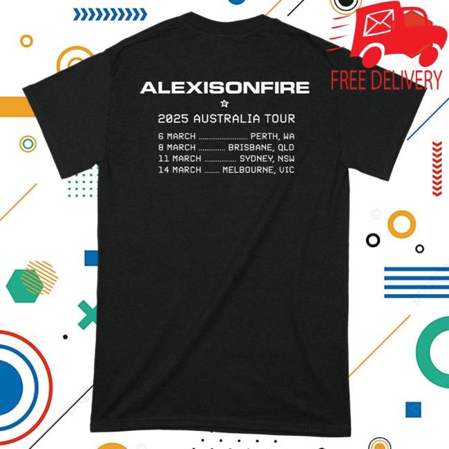 Official Alexisonfire Such Is Life 2025 Australia Tour Shirt