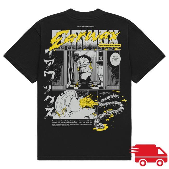Official Papa Meat Merch Meatcanyon Earwax T-Shirt Official Papa Meat Merch Meatcanyon Earwax Shirt New